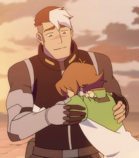 Pidge and Shiro sharing a loving hug from Voltron Legendary Defender Takashi Shirogane, Shiro Voltron, Form Voltron, Voltron Ships, Voltron Fanart, Voltron Legendary Defender, Dreamworks, Favorite Character, Geek Stuff