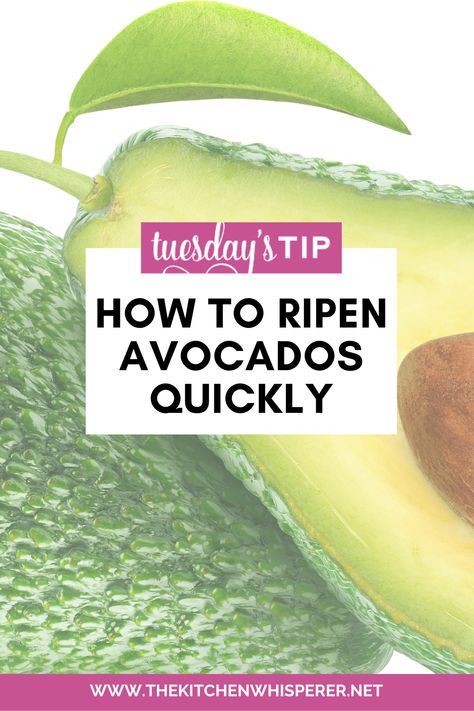 How To Quickly Ripen Avocados How To Pick Avocado, Unripe Avocado, How To Ripen Avocados, Cooking Avocado, Storing Fruit, Ripe Avocado, Kitchen Tips, Natural Food, Interesting Facts