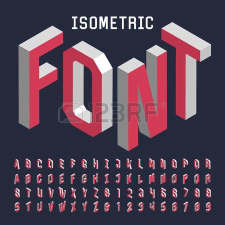 Vector Typography, 3d Isometric, Isometric Drawing, Typography Alphabet, Hand Lettering Fonts, Typeface Font, Isometric Design, Graffiti Font, Lettering Alphabet Fonts