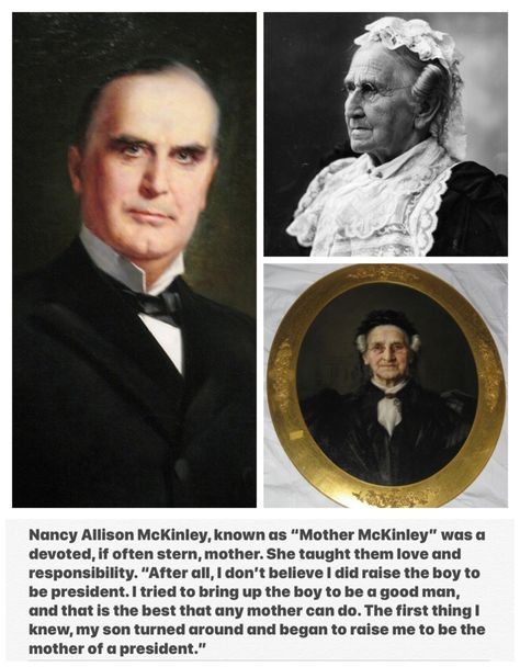 25–William McKinley’s Mother Nancy Allison McKinley John C Mcginley, Travie Mccoy William Beckett, William Mcclure, William Mckinley High School, Sydney Mclaughlin Track, William Mckinley, First Lady, The Past, Historical Figures