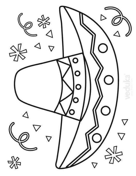 Spanish Heritage Month, Month Coloring Pages, Hispanic Heritage Month Crafts, Coloring Pages For Teens, Mexico Crafts, Hispanic Heritage Month Activities, Mexico Party, Girls Coloring Pages, October Activities