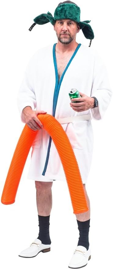 Vacation Movie Cousin Eddie Halloween Costume Accessory Orange Hose Cringy Halloween Costume, Cousin Eddy Costume, Willie Nelson Halloween Costume, Comfy Halloween Costumes For Couples, Sick And Tired Halloween Costume, Tommy Boy Costume, Uncle Eddie Costume, Funny 80s Costumes, Men’s Halloween Costumes 2024 Funny