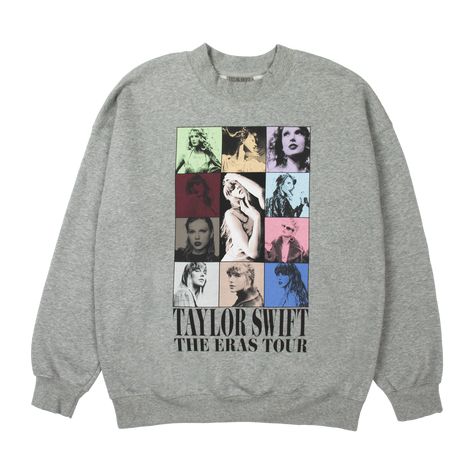 Taylor Swift | The Eras Tour Shop – Taylor Swift Official Store Taylor Swift Crewneck, Chloe Williams, Taylor Swift 2024, Taylor Swift Merchandise, Manifesting Board, Photos Of Taylor Swift, Taylor Swift Merch, Taylor Swift Shirts, Gray Crewneck