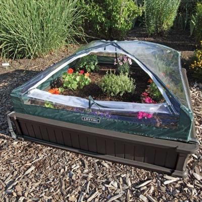 Raised Garden Bed Kit (2 Beds, 1 Enclosure) Raised Garden Bed Kits, Eco Friendly Garden, Garden Guide, Garden Kits, Garden Bed, Perfect Garden, Clear Vinyl, Raised Garden Beds, Raised Garden