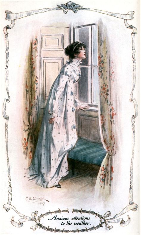 Jane Austen Inspired, Northanger Abbey, Regency Era Fashion, Jane Austen Novels, Jane Austin, Elizabeth Bennet, Jane Austen Books, Looking Out The Window, Celebrity Style Red Carpet