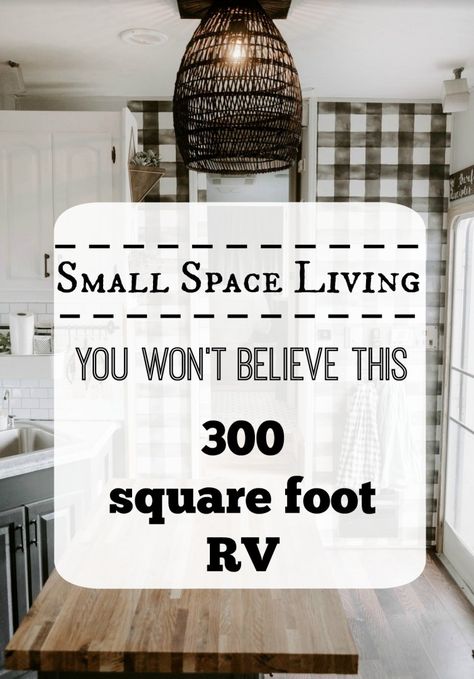 You won't believe this RV! Small Camper Interior, Trailer Renovation, Camper Diy, Rv Interior Remodel, Small Travel Trailers, Camper Trailer Remodel, Small Rv, Rv Organization, Diy Camper Remodel