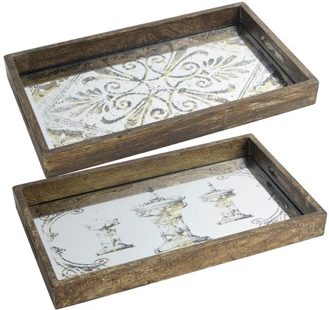 Related image Afternoon Tea Aesthetic, Iron Decor Ideas, Hand Painted Trays, Decorate Dining Room, Diy Trays, Mirrored Serving Tray, Tumbler Turner, Peppermint Candles, Wall Art Flowers