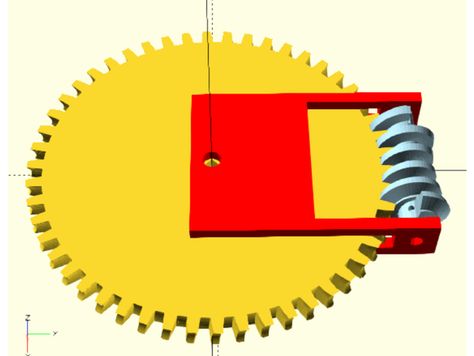 In my post globoid worm gear drive - parametric OpenSCAD code with large ratio range from 2018 I showed a subtractive manufacturing approach that models a globoid worm gear couple by use of OpenSCADs mighty Boolean operations. The fully parametrized code mainly uses two major subtractions, a first subtraction that cuts a worm by differencing a helically extruded 2D gear spline from a cylinder, and a second subtraction that cuts a single gear tooth by differencing 3 extreme worm positions from an Gear Drive, 3d Modelle, Designs To Draw, 3d Printing, Coding, Design