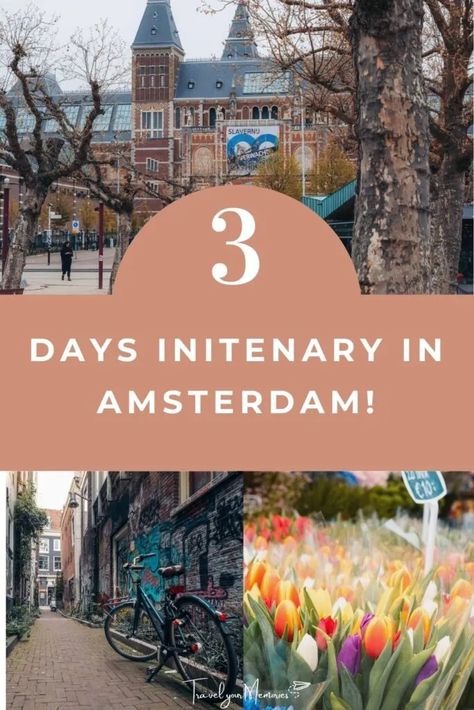 3 days itinerary Amsterdam pin II Awesome Amsterdam 3 day itinerary by a local Amsterdam In Spring, Albert Cuyp Market, Amsterdam Girls, 3 Days In Amsterdam, Amsterdam Itinerary, Trip To Amsterdam, Day Trips From Amsterdam, Things To Do In Amsterdam, To Do In Amsterdam