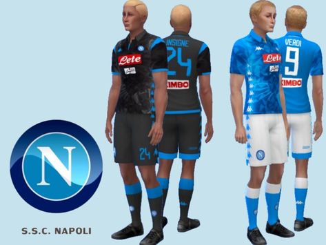 RJG811's SSC Napoli Kit 2018/19 fitness needed Sims 4 Male Clothes, Sims 4 Piercings, Ssc Napoli, Male Clothes, Soccer Shorts, Football Boys, Nike Tech, Soccer Shirts, Football Kits