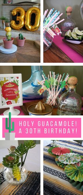 Taco Thirty Birthday, 30th Birthday Fiesta Theme, Taco 30th Birthday Party, Taco Bout 30 Party, 30th Fiesta Birthday Party, Taco Birthday Party Adult, 30th Birthday Fiesta, Birthday Diy Decorations, 30th Ideas