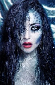 Dark Mermaid Makeup, Evil Mermaid, Corpse Bride Makeup, July Morning, Evil Mermaids, Dark Mermaid, Sea Siren, Halloween Makeup Pretty, Cool Halloween Makeup