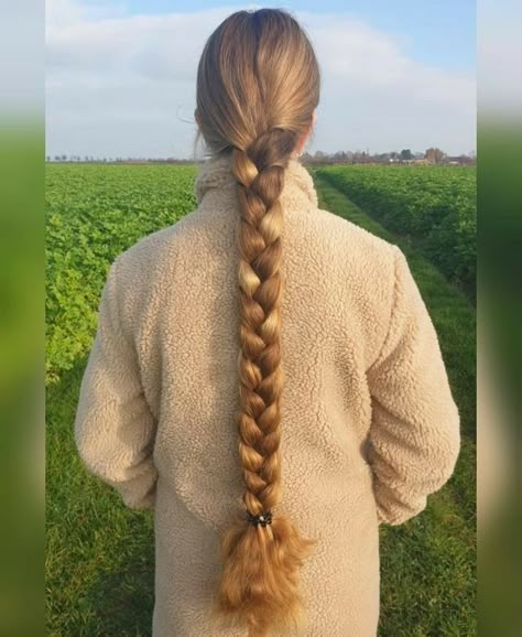 Girl With Pigtails, Hair Motivation, Beautiful Braids, Super Long Hair, Long Braids, Long Hair Women, Long Blonde Hair, Braids For Long Hair, Braided Ponytail