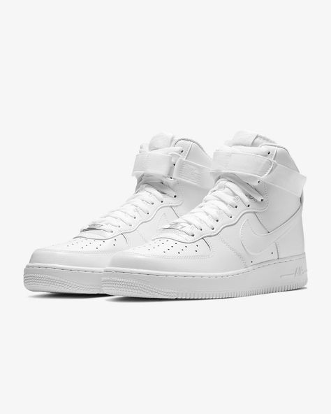 Nike Air Force 1 High '07 Men's Shoes. Nike.com Nike Air Force High, New Air Force 1, Af1 High, Tenis Air Force, Air Force High, White Air Forces, Nike Air Force 1 High, Dr Shoes, Air Force 1 High