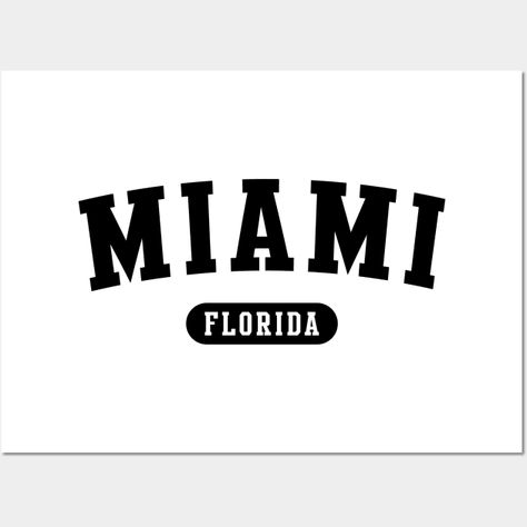 Miami Tshirt, Miami Logo, Miami Posters, Landscape And Urbanism Architecture, T Shirt Logo Design, Shirt Logo Design, Landscape And Urbanism, T Shirt Logo, Shirt Design Inspiration