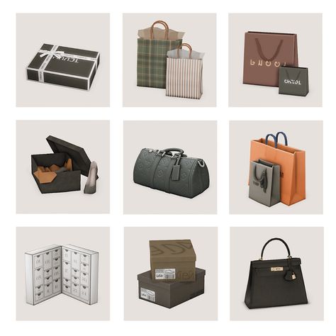 Sims 4 Cc Designer Shopping Bags, Sims 4 Gift Boxes Cc, Sims 4 Designer Bag Decor Cc, Sims 4 Bag Clutter, Sims 4 Cc Clutter Clothes, Sims 4 Cc Bag Maxis Match, Sims 4 Cc Coach, Sims 4 Shopping Bags Cc, Sims4 Cc Bags