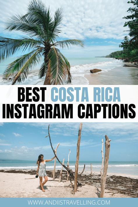 103 Costa Rica Captions for Instagram​ - Andi is Travelling Costa Rica Captions, Costa Rica Instagram Pictures, Costa Rica Quotes, Costa Rica Instagram, Vacation Captions, Instagram Places, Dubai World, Travel Captions, Costa Rica Vacation