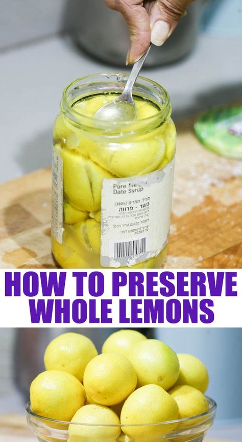 Learn how to preserve whole lemons in salt and oil. There delicious lemons can be added to many dishes.  #preservinglemons #howtopreservelemons #lemonrecipes #fermentedlemons Preserve Lemons, Preserved Lemons Recipes, Homestead Skills, Lemon Hummus, Fermented Veggies, Chicken Grilled, Homestead Ideas, Preserved Lemons, Kampot