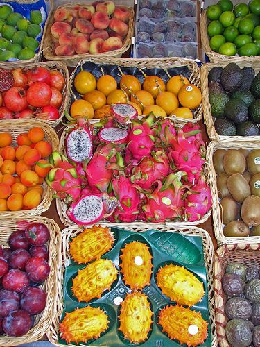 Exotic Fruits | Exotic Fruits in Amsterdam | Steven Feather | Flickr Fruit Explosion, Fruits Market, Food Europe, Fresh Food Market, Fresh Fruit Recipes, Fruit Market, Types Of Fruit, Exotic Food, Beautiful Fruits