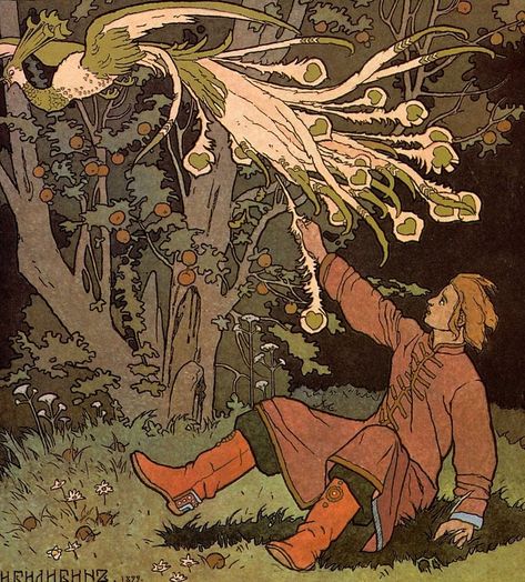 Russian Fairy Tales Every Russian Knows Russian Mythology, Ivan Bilibin, The Firebird, Baba Jaga, Folklore Art, Slavic Folklore, Fairy Tale Illustration, Russian Folk Art, Russian Culture