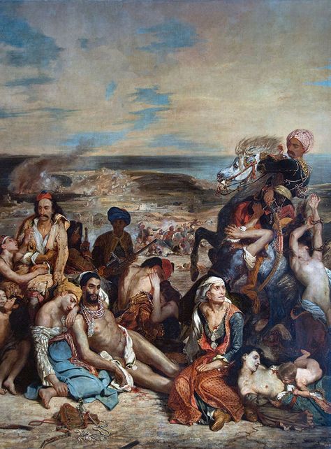 Delacroix Paintings, Romanticism Artists, Eugène Delacroix, Istoria Artei, Most Famous Paintings, Historical Painting, Louvre Museum, Classic Paintings, Oil Painting Reproductions