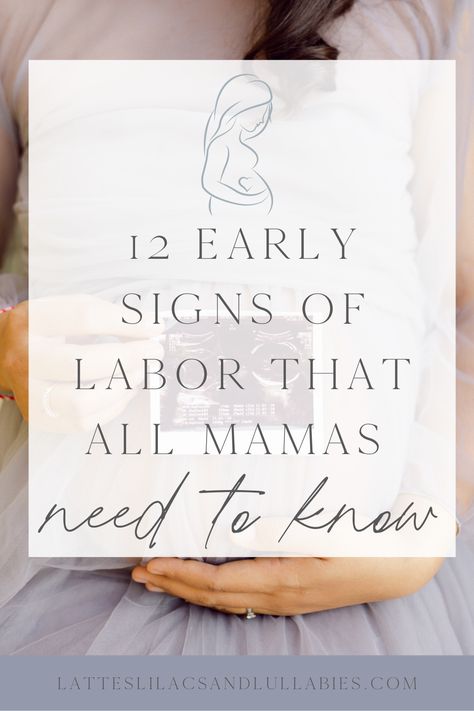 Are you nearing your due date and wondering what are some signs that labor is coming soon besides the typical contractions. These 12 early signs of labor all things things all mamas need to know! Basket Ideas For Mom, Gift Basket Ideas For Mom, Early Labor Contractions, Creative Gift Basket Ideas, Reading Gift Basket, Signs Of Labor, Signs Of Labour, False Labor, Mucus Plug