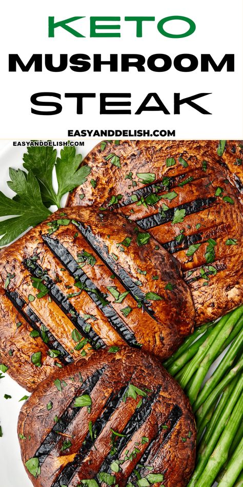 Dinner With Mushrooms, Portobello Steak, Mushroom Steak, Keto Mushrooms, Portobello Mushroom Recipes, Quick Family Dinners, Quick Pasta Recipes, Roasted Pork Tenderloins, Steak And Mushrooms