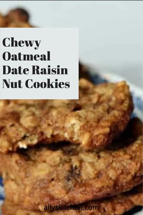 Date Oatmeal Cookies Recipes, Date And Oatmeal Cookies, Copycat Archway Date Filled Oatmeal Cookies, Date Nut Cookies Recipes, Oatmeal Date Cookies Recipes, Date Cookies Healthy, Date Oatmeal Cookies, Date Nut Cookies, Oatmeal Date Cookies