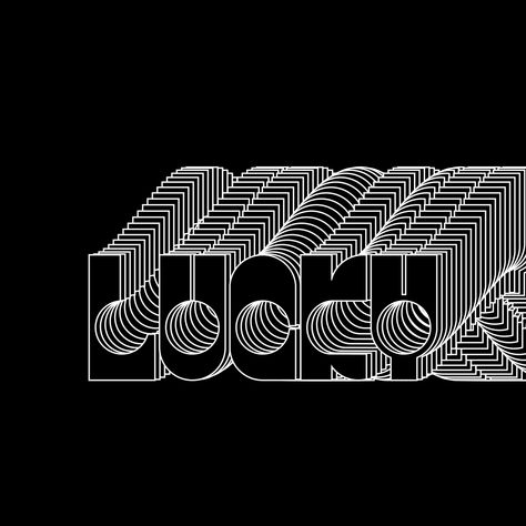 Lucky (font digitization) - Free download on Behance Gif Poster, Type Motion, Type Animation, Typographic Layout, Kinetic Typography, Animation Types, Sayings And Phrases, Amazing Gifs, Graphic Design Fonts