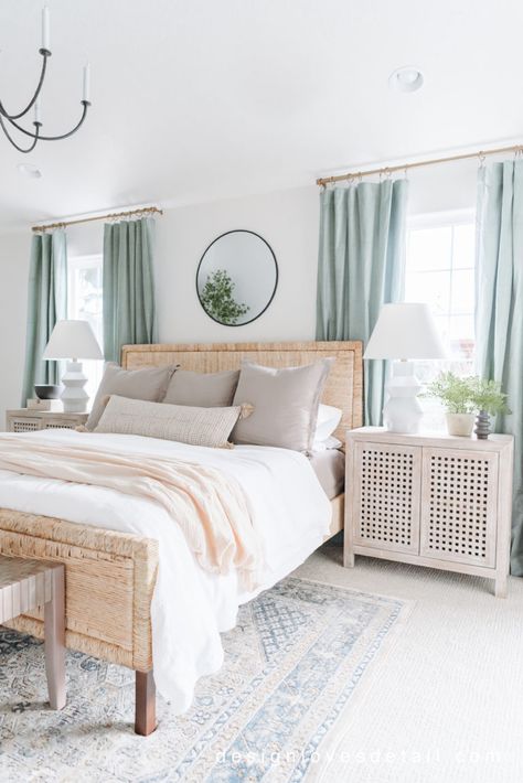 Remodel Project: Bedroom Reveal! – Design Loves Detail Design Loves Detail, Bohemian Bedrooms, Mcgee Target, Bedroom Beach, Coastal House, Entry Design, Decor Eclectic, Room Studio, Coastal Bedroom