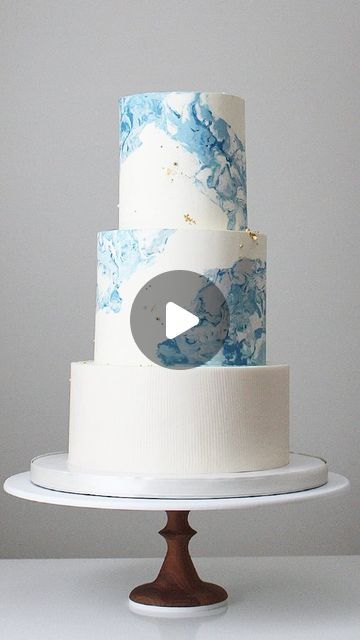 95K views · 6.7K likes | Soul Cake on Instagram: "Partially marbled buttercream finishing for a christening party held @eventsatcatalyst Vertical texture created using @crummbcakes narrow grooved rolling pin 💙 . . . . . . . #bostonparty #bostoncakes #bostonweddings #bostonevent #instacake #cakedesign #bostonbrides #bostonbakery  #cakeandice #cake #bostondessert  #newenglandwedding #cakedecorating #boston #bostoncake #cake_trends #weddingdream #paintedcake  #cakesinstyle #bostondessert #bostonengagement #texturedbuttercream #newenglandwedding #bostonkids #fallwedding #birthdaycake #weddingcake #weddingcakes" How To Marble Buttercream, Ombre Cake Ideas, Marble Buttercream Cake, Marbled Buttercream, Marble Buttercream, Soul Cake, Christening Party, Ombre Cake, Marble Cake