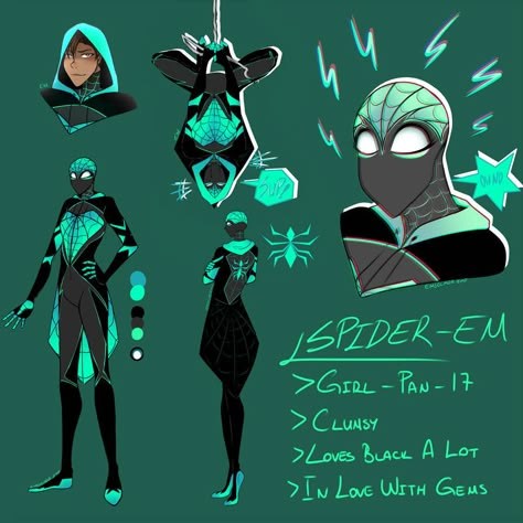 Spidersona by Emselada Spiderman Oc Art, Spiderman Oc, Spiderman Characters, Spider Costume, Image Spiderman, Spiderman Art Sketch, Spiderman Costume, Spiderman Artwork, Spider Art