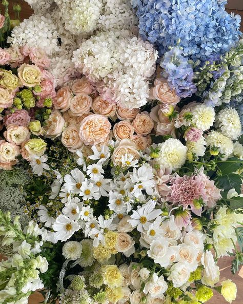 Muted & soft pastels for Whitney ✨🪞🤍🍃☁️📜🧺🧚⛲️ @whitneyamanda_ Pastel Wedding Flowers, Colorful Wedding Flowers, Flower Therapy, Winter Wallpaper, Pastel Wedding, Flower Beauty, Pastel Rainbow, Pastel Aesthetic, Love Flowers