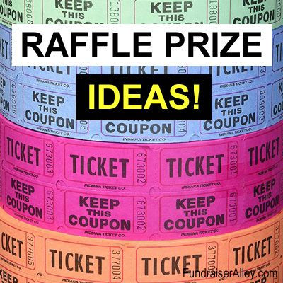 Raffle Prize Ideas and Tips for a Successful Raffle Fundraiser! #raffleprizeideas Fundraiser Games Ideas, Raffle Prize Ideas, Raffle Fundraiser, Holiday Raffle, 50 50 Raffle, Raffle Box, Baseball Fundraiser, Fundraiser Raffle, Fundraising Games