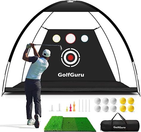 Golf Hitting Net, Hit Training, Golf Practice Net, Golf Driving Range, Golf Mats, Golf Net, Golf Gifts For Men, Golf Training Aids, Golf Practice