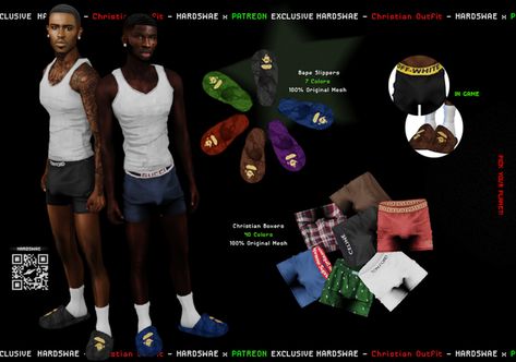 (HARDSWAE) Christian Outfit UPDATED!!!! ✩. | Patreon Sims 4 Cc Unisex Clothes, Urban Male Cc, Sims Pants, Sims 4 Men Clothing, Ts4 Mods, Sims 4 Male Clothes, Sims 4 Traits, Sims 4 Cas Mods, The Sims 4 Skin