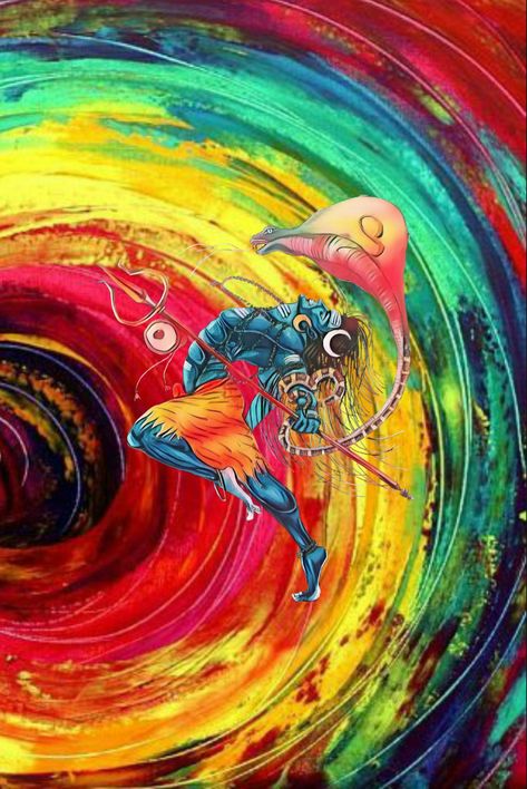 Lord Shiva as Nataraj in colorful Holi wallpaper in creative art painting Holi Special Painting, Mahadev Holi Pic, Mahakal Holi, Holi Wallpapers, Holi Painting, Bam Bhole, Holi Wallpaper, Lotus Flower Painting, Dancing Shiva