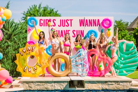 Bachelorette Photoshoot, Barbie Malibu, Bachelorette Pool Party, Girls Just Wanna Have Sun, Bachelorette Planning, Bachelorette Party Planning, Bridal Bachelorette Party, Bachelorette Trip, Beach Birthday