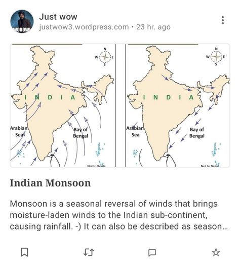 Indian Monsoon, Atmospheric Circulation, Seasonal Changes, Arabian Sea, Western Ghats, North And South