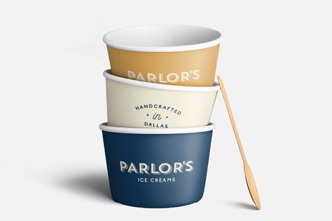 Gelato Cup Design, Ice Cream Cup Design Packaging, Ice Cream Cup Design, Ice Cream Shop Branding, Ice Cream Cups Design, Ice Cream Branding, Cup Ice Cream, Organic Ice Cream, Pop Ice