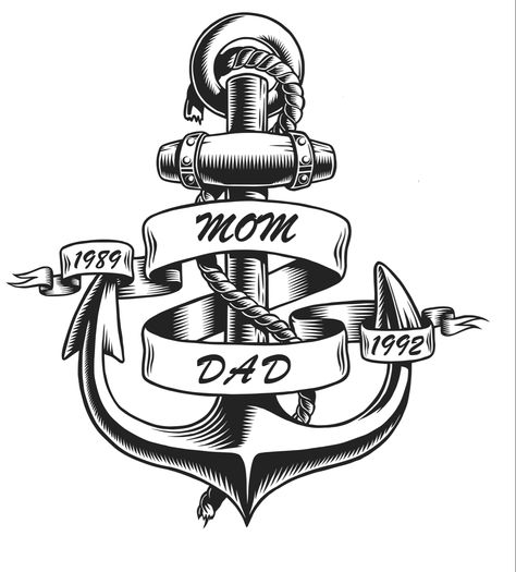 Naval Tattoos, Memorial Tattoos Mom, Tricep Tattoos, Half Sleeve Tattoo Stencils, Marine Tattoo, Cupid Tattoo, Half Sleeve Tattoos Forearm, Anchor Tattoo Design, Anker Tattoo