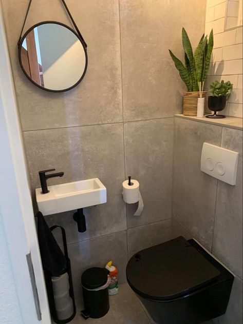 small downstairs bathroom ideas Downstairs Bathroom Ideas, Small Downstairs Bathroom, Understairs Ideas, Mini Bathroom Ideas, Beautiful Bathroom Ideas, Small Toilet Design, Toilet Room Decor, Small Toilet Room, Small Bathroom Renovations