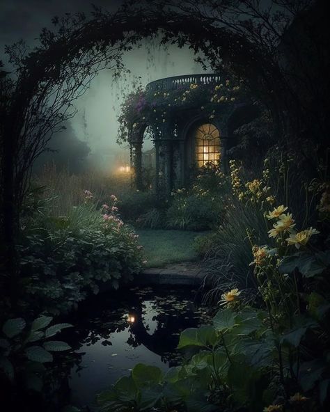 Dark Castle, Gothic Garden, Fantasy Homes, 다크 판타지, Fantasy Forest, Fantasy House, Fantasy Castle, Fantasy Places, Fantasy Art Landscapes