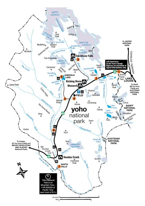 4 Best Hikes in Yoho National Park Kootenay National Park, Canadian Road Trip, Alberta Travel, National Park Camping, Yoho National Park, Canada National Parks, Banff Canada, National Parks Map, Canada Road Trip