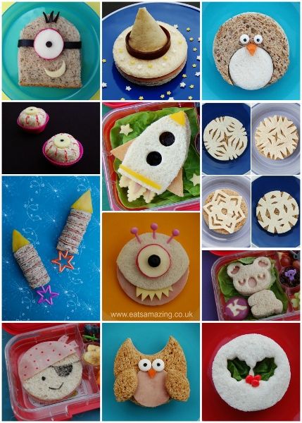 14 Best creative sandwich ideas for kids from Eats Amazing UK - add a cute suprise to their lunch box! Creative Sandwich Ideas, Sandwich Ideas For Kids, Kid Sandwiches, Creative Sandwich, Bento Lunches, Sandwich Ideas, Healthy Lunchbox, Fun Lunch, Box Lunch