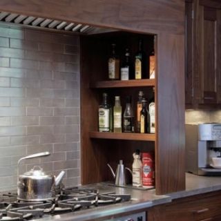 Stove storage shelves Rustic Kitchens, Employee Experience, Space Efficient, Kitchen Redo, Smart Design, Range Hood, Ranch House, Dream Kitchen, Interior Design Inspiration