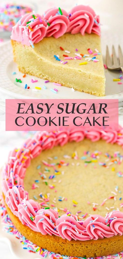 Homemade Cookie Cake Easy, Rainbow Cookie Cake Birthday, Best Cookie Cake Icing, Homemade Cookie Cake Birthday, Chewy Cookie Cake, Cookie Cake Buttercream Frosting, Sugar Cookie Topping Ideas, Best Cookie Cake Recipe, Icing For Cookie Cake