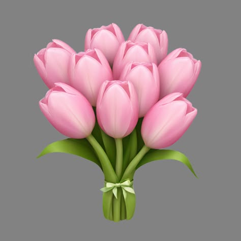 Pastel pink tulip bouquet with bow emoji | AI Emoji Generator Cute Light Pink Emojis, Pink Ios Emoji, Pink Emojis Aesthetic, Pink Emoji Sticker, Pink Bow Emoji, Sticker Emoji Cute, Light Pink Emojis, Instagram Pink Emoji, Cute Iphone Emoji