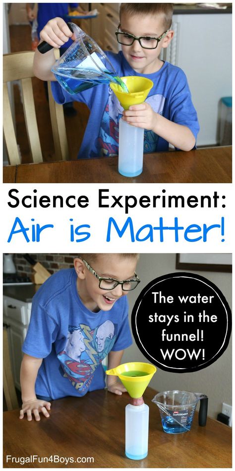 Science Demonstration: Air Takes Up Space - Frugal Fun For Boys and Girls Space Experiments, Grade 2 Science, Science Demonstrations, Science Space, Matter Science, Kid Experiments, Cool Science Experiments, Kindergarten Science, Preschool Science