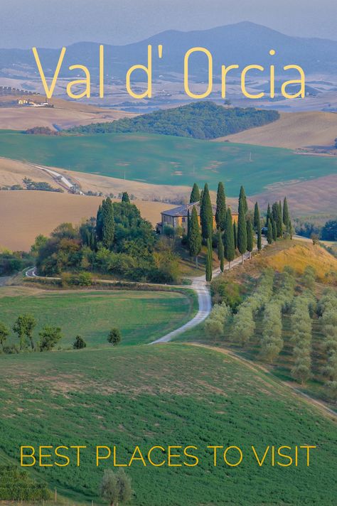 Amazing Places To Visit, Val D Orcia, Florence Travel, Tuscany Travel, Siena Italy, Italian Landscape, Explore Italy, Dream Travel Destinations, Visit Italy